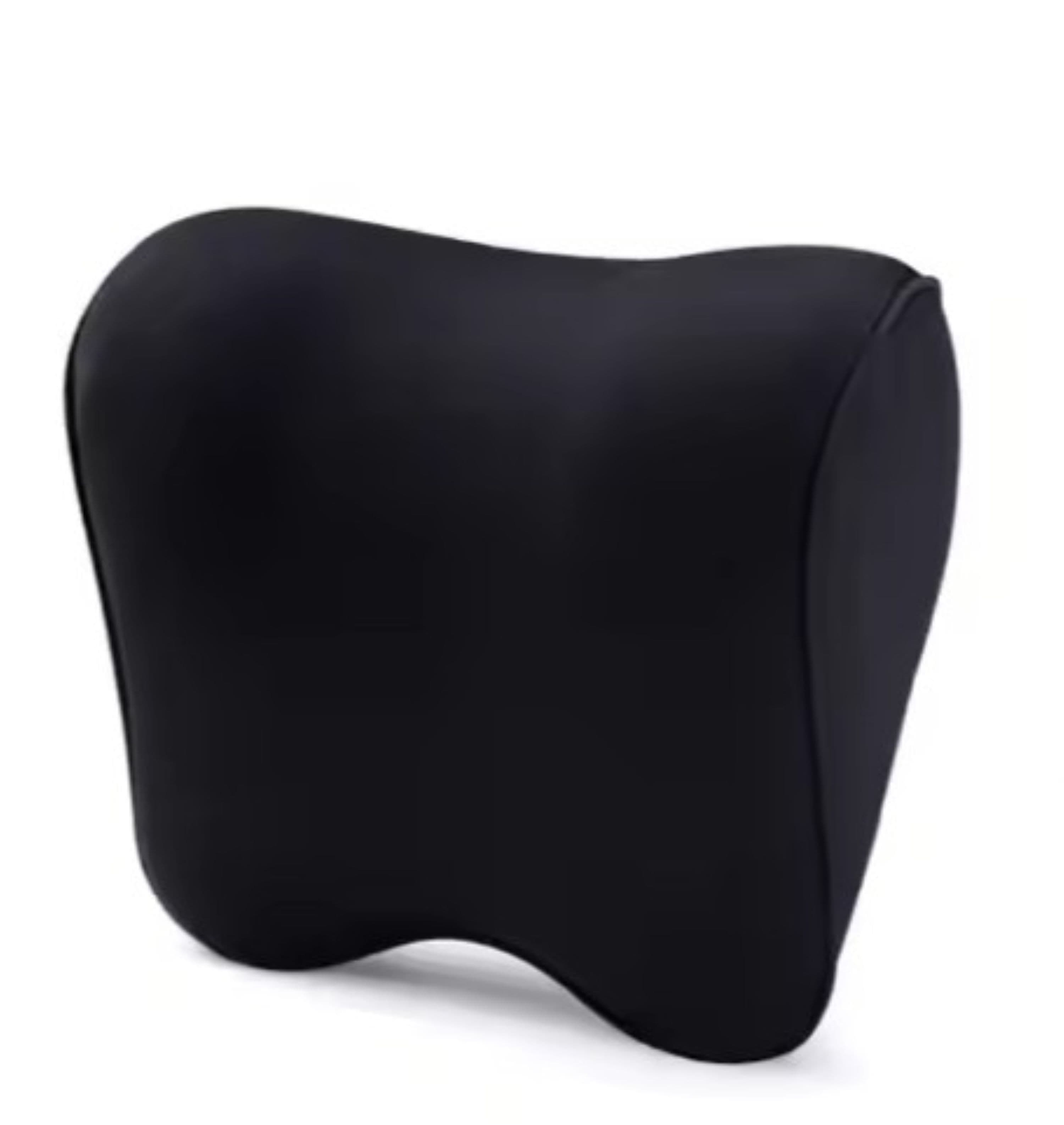 Perna ortopedica pentru cap din spuma cu memorie 4D, QFC-030 Arvada ErgoSupport, dimensiuni 26x23, husa neagra si design ergonomic