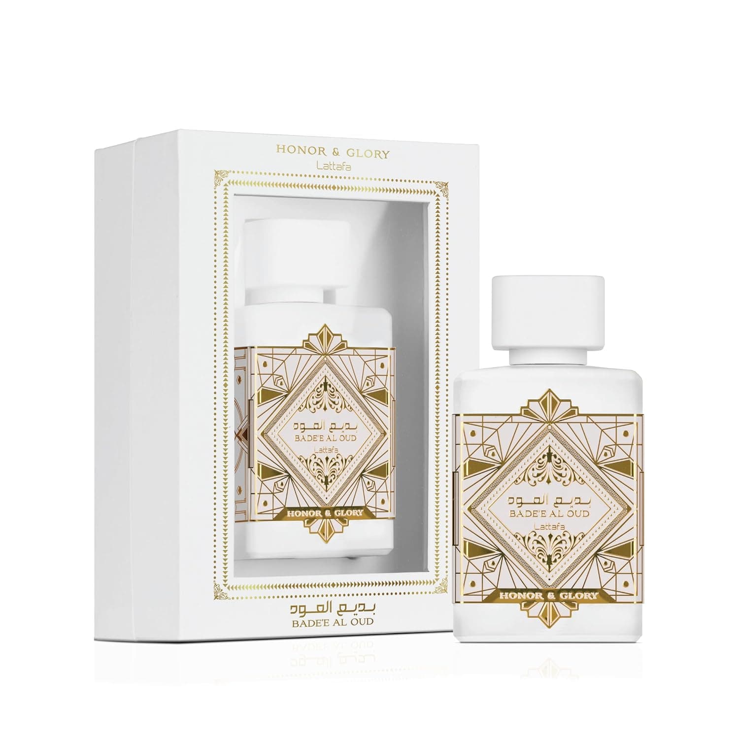 Lattafa Apa de parfum Bade'e Al Oud Honor & Glory, 100 ml