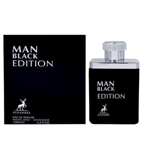 Parfum Barbati Maison Alhambra Man Black Edition, Apa de Parfum, 100 ml, Note de Lavanda, Ananas, Bergamota si Verbina