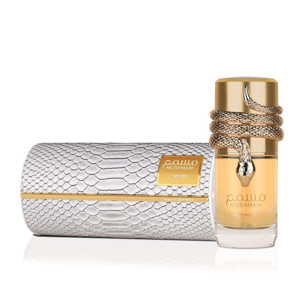 Parfum Unisex Lattafa Musamam White Intense, Apa de Parfum, 100 ml, Note de Bergamota, Cocos, Ylang-Ylang si Lemn de Santal