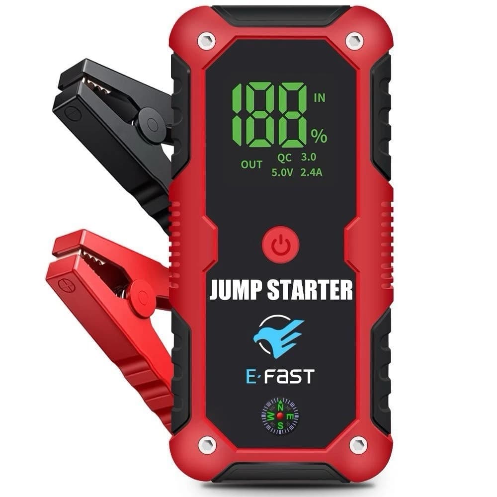 Starter auto portabil Arvada® PowerStart Q520, 12V, curent pornire 1000A, varf 2000A, display LCD, lanterna LED, iesire USB 5V/2A, pentru autoturisme, SUV, motociclete si utilitare usoare