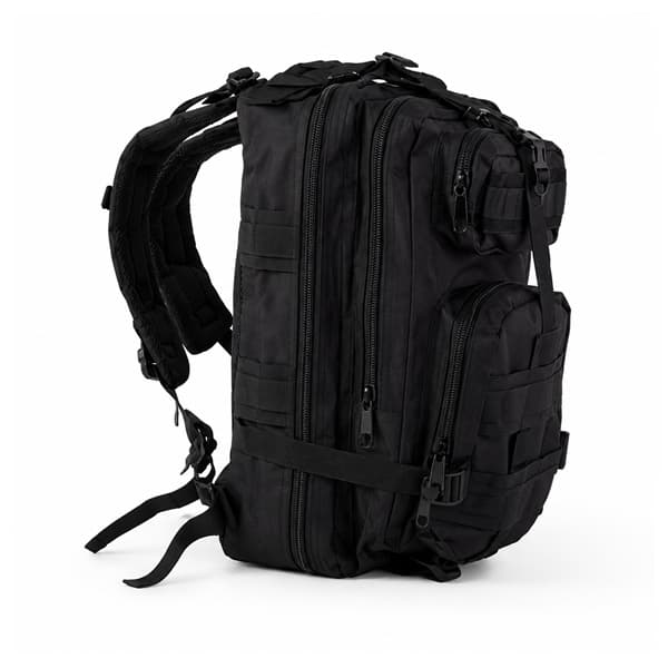 DEPOX Rucsac Tactic Militar de Supraviețuire 28L DEPOX®, Negru, Compartimente Multiple, Sistem MOLLE