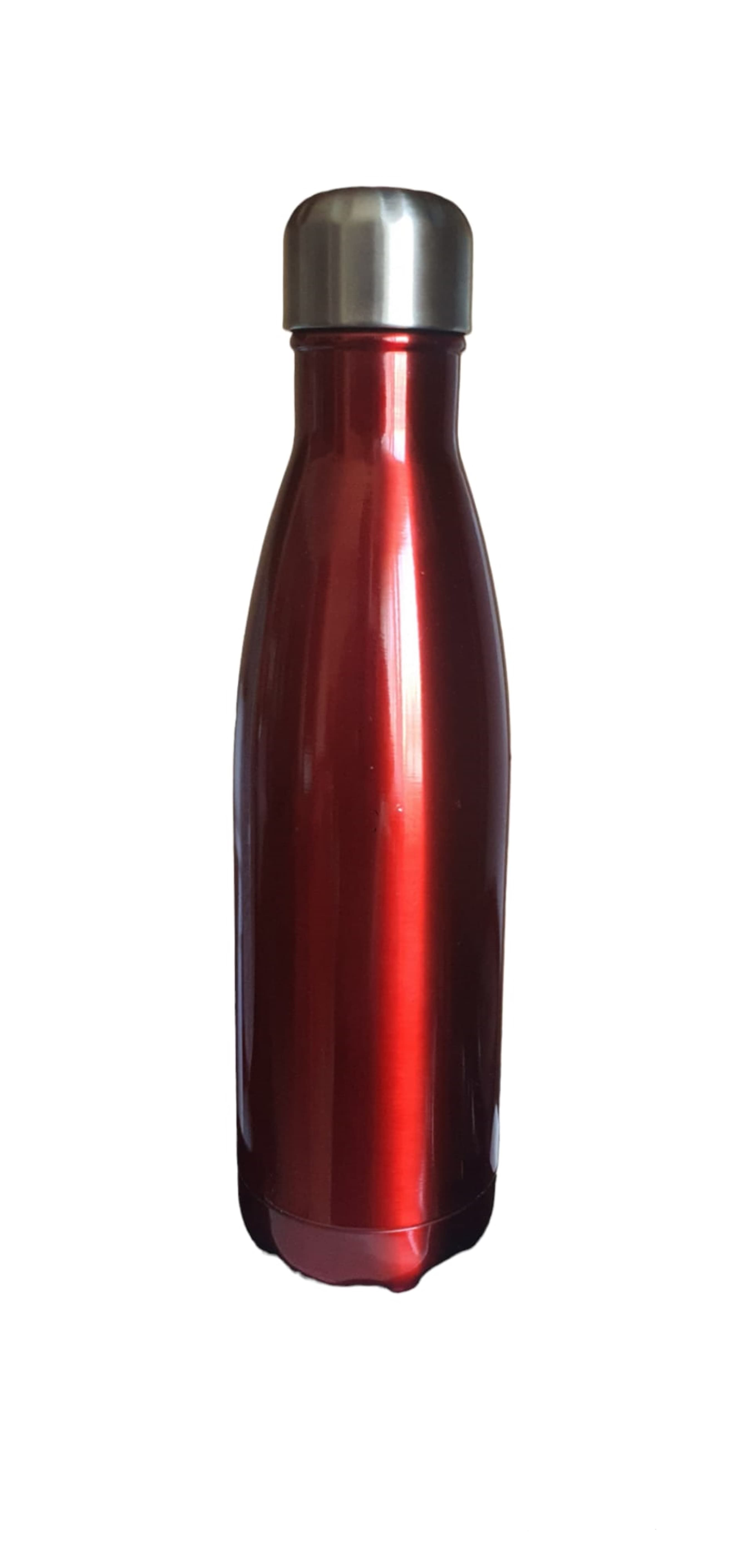 Sticla de apa izotermic din otel inoxidabil KARRY VESSEL, izolata in vid de 500 ml, rosu metalizat