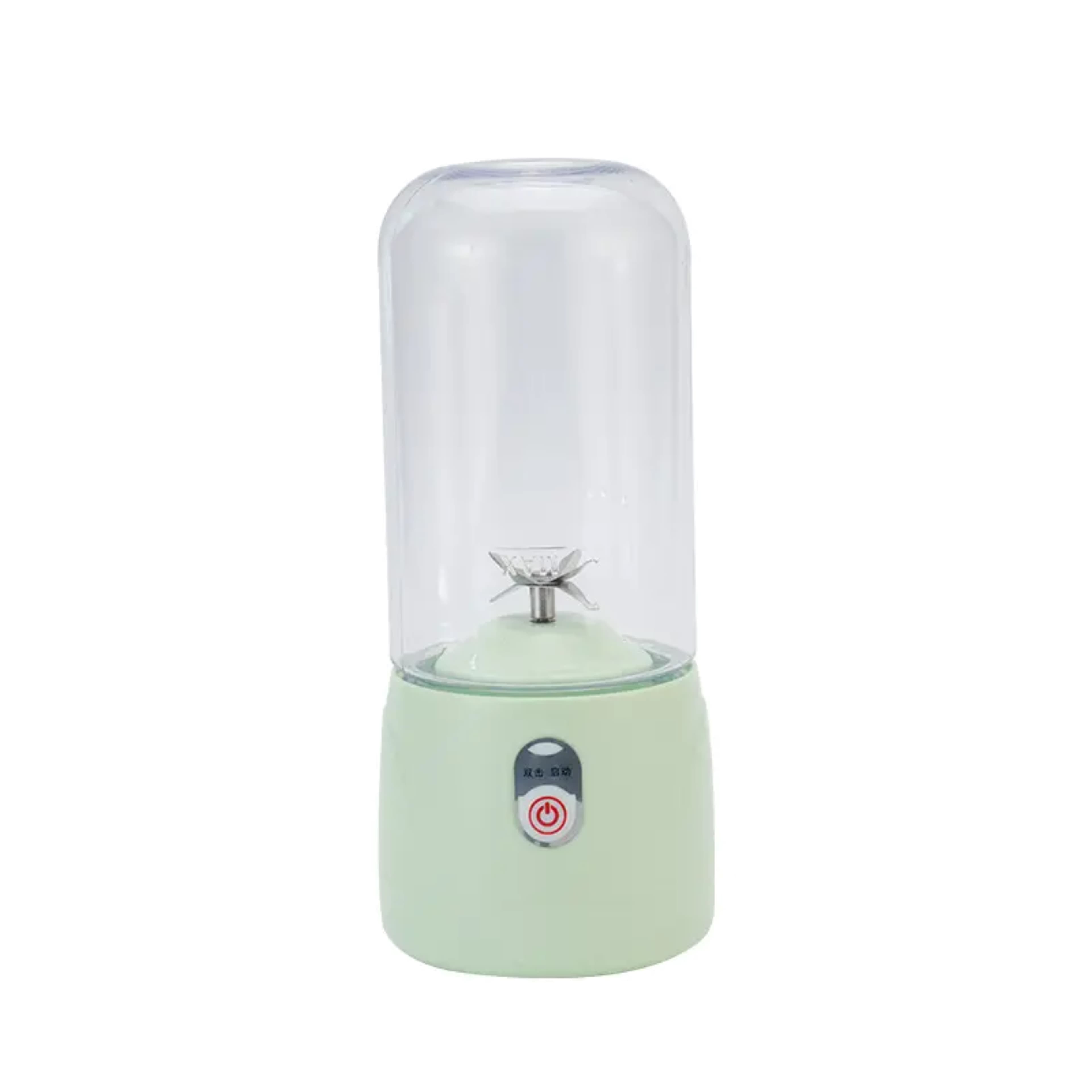 Mini Blender Electric, MYRIVER, 35W, 1800 RPM, portabil, multifunctional, Auto-curatare, Autonomie Mare, Capacitate 410 ml, 6 Lame 3D, acumulator, verde