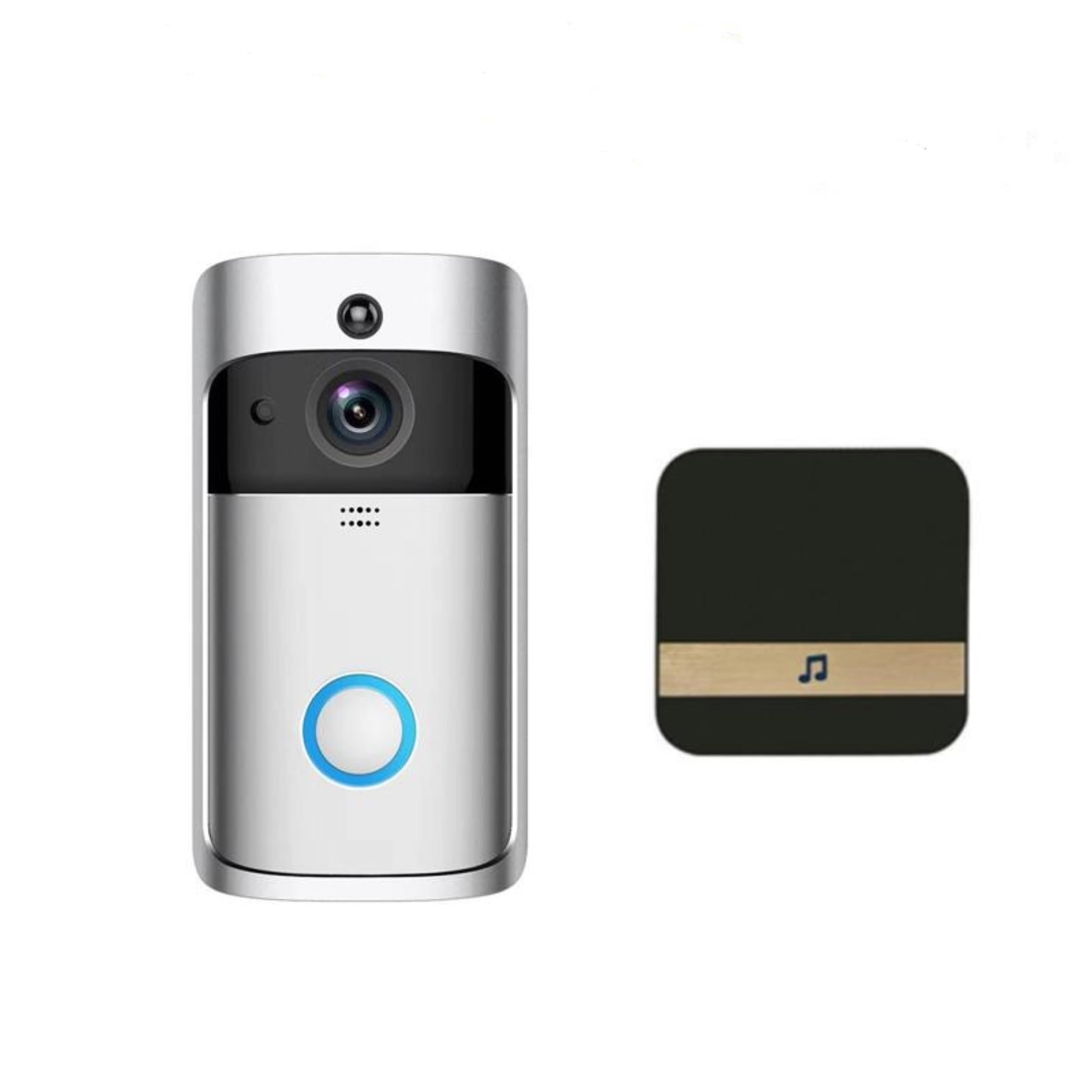 VIANS Sonerie video VIANS , Camera Video Smart, Wireless, 1080P HD, Motion Detection, Convorbire bidirectionala, Control…
