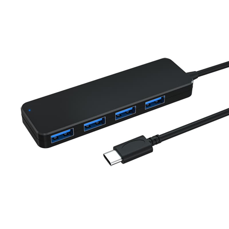 OEM Hub Type C 3.0 5 Gbps cu 4 porturi pentru laptop, Xbox, unitate flash, HDD, consola, imprimanta, camera, tastatura,…