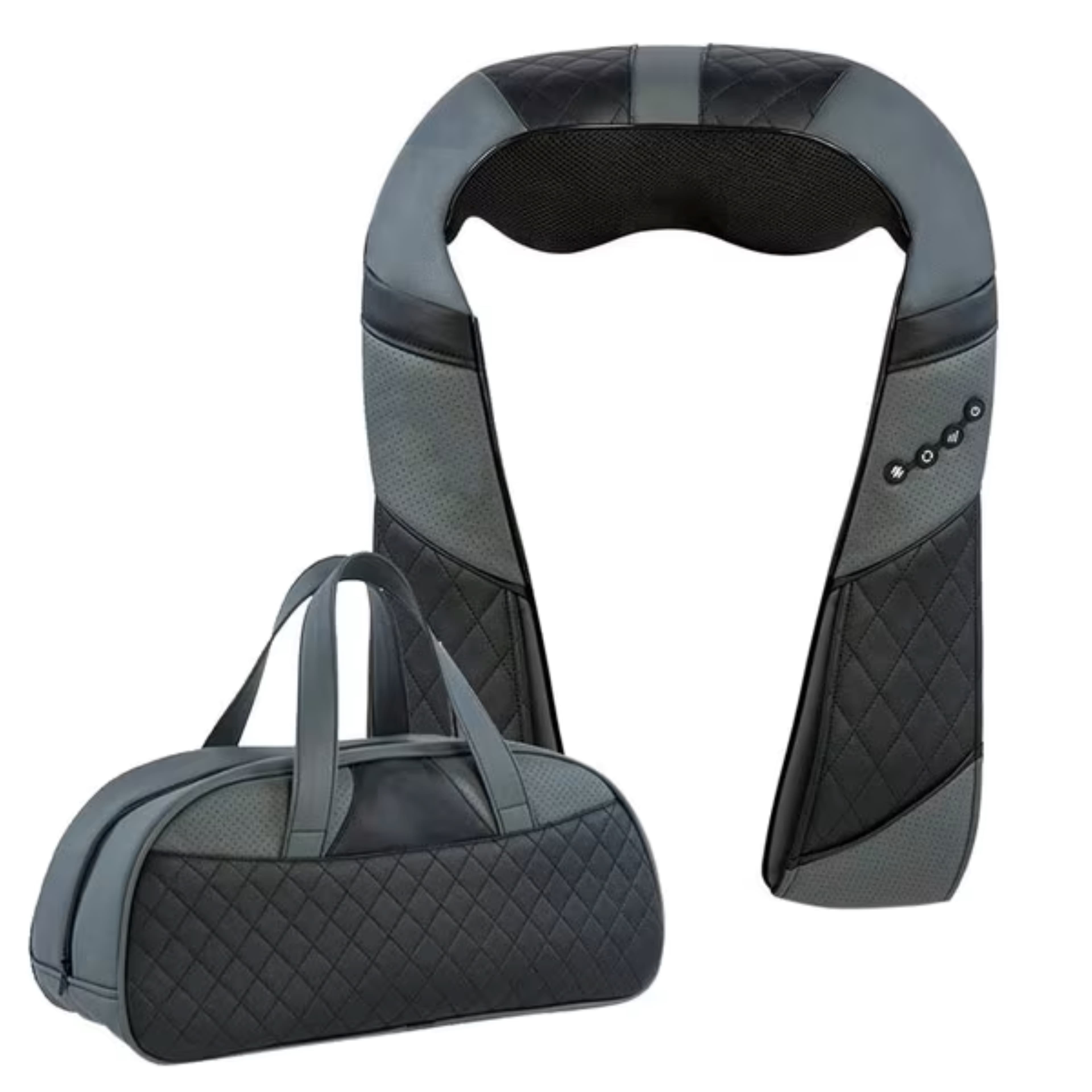 Aparat Profesional pentru masaj King Relax, cervical, spate, lombara, abdomen si picioare, Shiatsu, 4 puncte de masaj